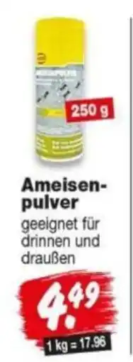 Repo Markt Ameisen-pulver Angebot