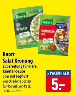 Famila Nord Ost Knorr Salat Krönung Angebot