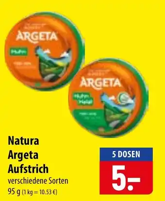 Famila Nord Ost Natura Argeta Aufstrich Angebot