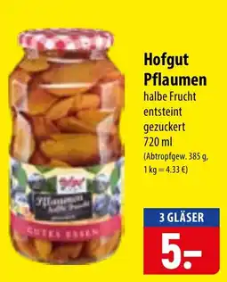 Famila Nord Ost Hofgut Pflaumen Angebot