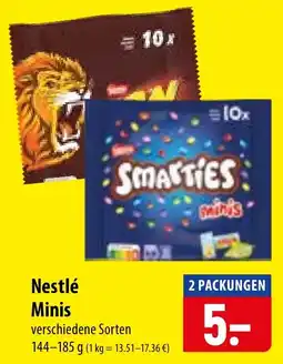 Famila Nord Ost Nestlé Minis Angebot