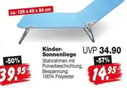 Repo Markt Kinder-Sonnenliege Angebot