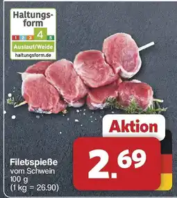 Famila Nord West Filetspieße vom Schwein Angebot