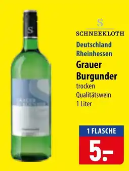 Famila Nord Ost SCHNEEKLOTH Grauer Burgunder Angebot