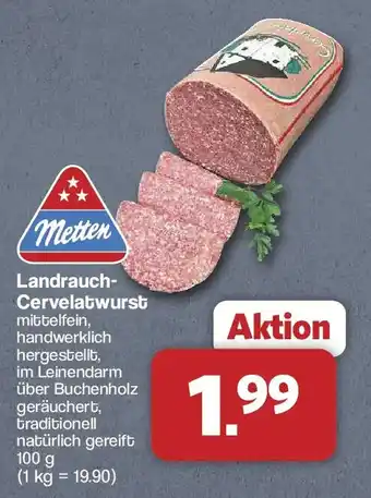 Famila Nord West Metten Landrauch-Cervelatwurst Angebot