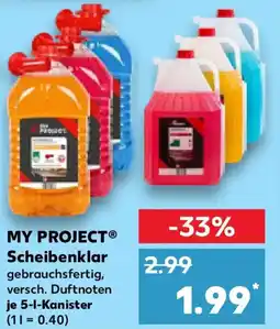 Kaufland MY PROJECT Scheibenklar Angebot
