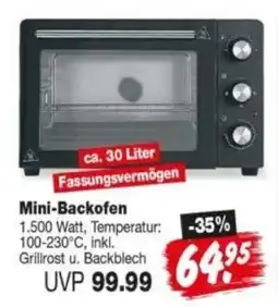 Repo Markt Mini-Backofen Angebot