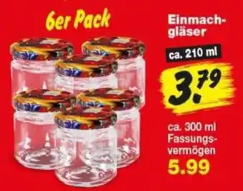 Repo Markt Einmachgläser Angebot