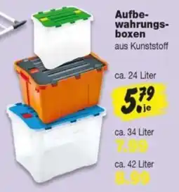 Repo Markt Aufbewahrungsboxen aus Kunststoff Angebot