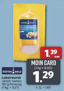 Famila Nord West KÜSTEN GOLD Leberwurst Angebot
