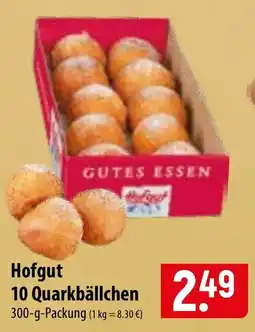 Famila Nord Ost Hofgut 10 Quarkbällchen Angebot