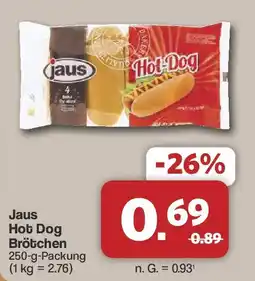 Famila Nord West Jaus Hot Dog Brötchen Angebot