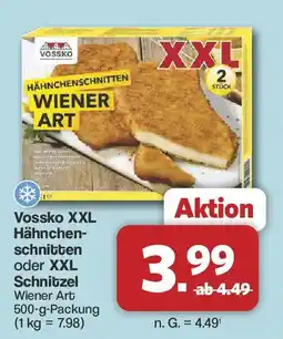 Famila Nord West Vossko XXL Hähnchenschnitten oder XXL Schnitzel Wiener Art Angebot