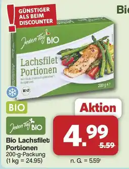 Famila Nord West Jeden Tag BIO Bio Lachsfilet Portionen Angebot