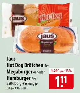 Famila Nord Ost Jaus Hot Dog Brötchen Megaburger Hamburger Angebot
