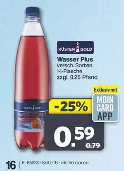 Famila Nord West KÜSTEN GOLD Wasser Plus Angebot