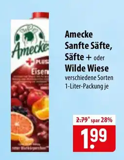 Famila Nord Ost Amecke Sanfte Säfte, Säfte + oder Wilde Wiese Angebot