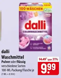 Famila Nord Ost dalli Waschmittel Angebot