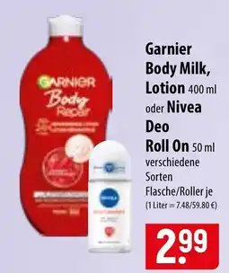 Famila Nord Ost Garnier Body Milk Angebot