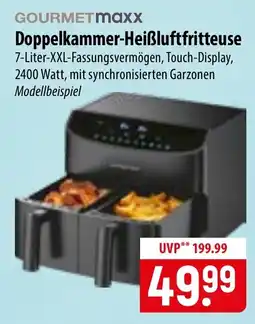 Famila Nord Ost GOURMETmaxx Doppelkammer-Heißluftfritteuse Angebot