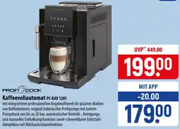 Famila Nord Ost Profi Cook Kaffeevollautomat PC-KAV 1281 Angebot