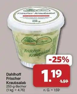 Famila Nord West Dahlhoff Frischer Krautsalat Angebot