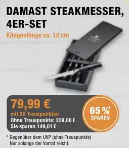 Famila Nord Ost Damast steakmesser, 4er-set Angebot