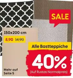 Rusta Alle Bastteppiche Angebot