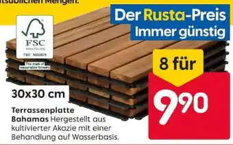 Rusta Terrassenplatte Bahamas Angebot
