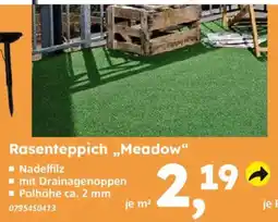 Globus Baumarkt Rasenteppich „Meadow“ Angebot