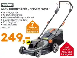 Globus Baumarkt Akku Rasenmäher „PMARM 4043“ Angebot