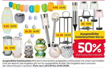 Rusta Ausgewählte Solarleuchten Angebot