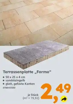 Globus Baumarkt Terrassenplatte „Formo“ Angebot