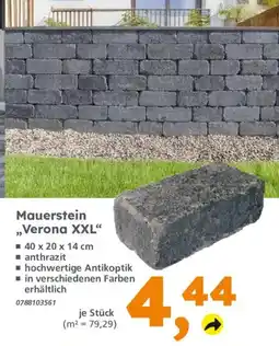 Globus Baumarkt Mauerstein "Verona XXL" Angebot