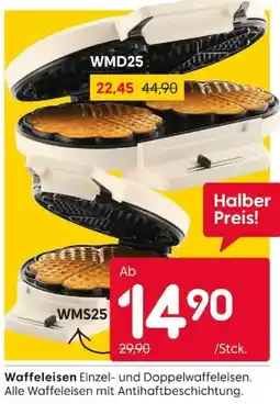 Rusta Waffeleisen Einzel- und Doppelwaffeleisen Angebot