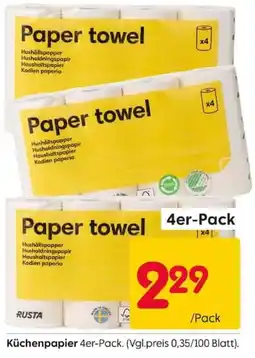 Rusta RUSTA Küchenpapier Angebot