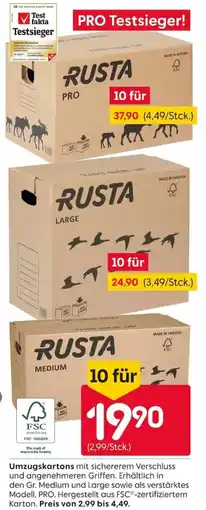 Rusta RUSTA Umzugskartons Angebot