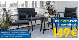 Rusta Lounge Set Kos Angebot
