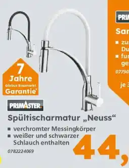 Globus Baumarkt PRIMASTER Spültischarmatur „Neuss“ Angebot