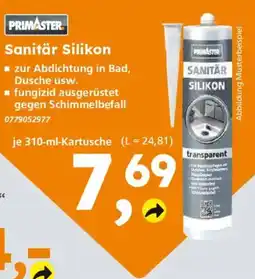 Globus Baumarkt PRIMASTER Sanitär Silikon Angebot