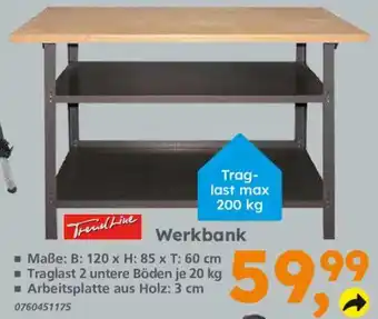 Globus Baumarkt TrendLine Werkbank Angebot