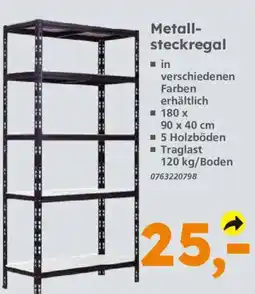 Globus Baumarkt Metall-steckregal Angebot