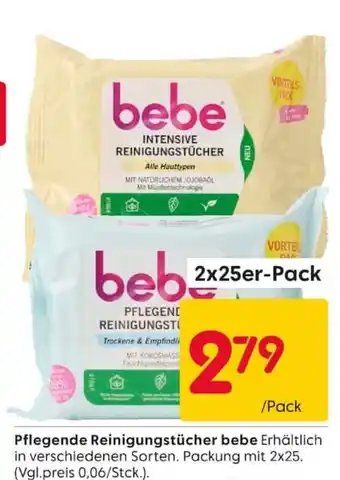 Rusta Pflegende Reinigungstücher bebe Angebot
