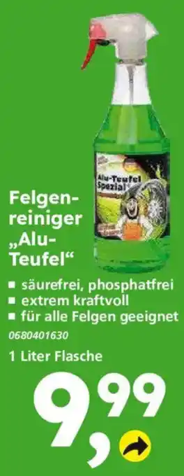 Globus Baumarkt Felgenreiniger "Alu-Teufel" Angebot