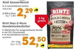 Globus Baumarkt Rinti Max-I-Mum Hundetrockenfutter Angebot