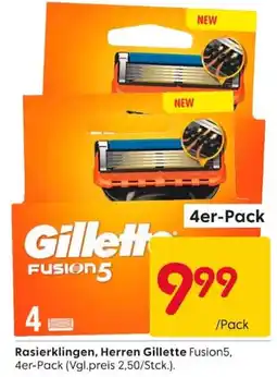 Rusta Rasierklingen, Herren Gillette Fusion5 Angebot