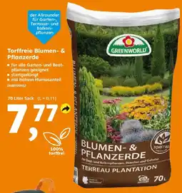Globus Baumarkt GREENWORLD Blumen- & Pflanzerde Angebot