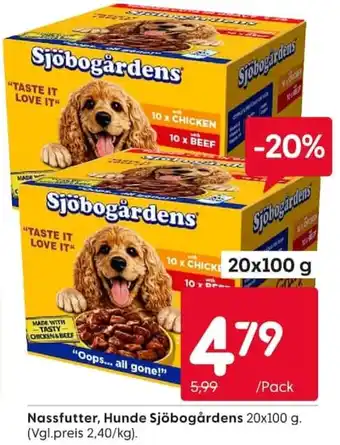 Rusta Sjöbogårdens Nassfutter fur Hunde Angebot