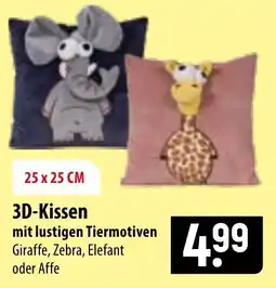 Famila Nord Ost 3D-Kissen mit lustigen Tiermotiven Angebot