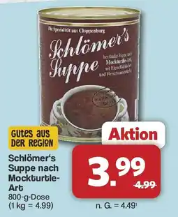 Famila Nord West Schlömer's Suppe nach Mockturtle-Art Angebot